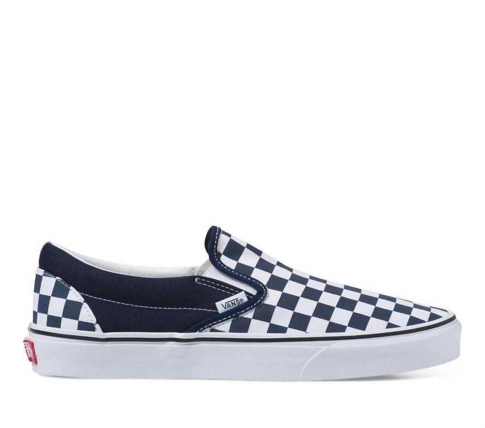 NEW VANS men's checkerboard slip on in parisian - Picture 5 of 5